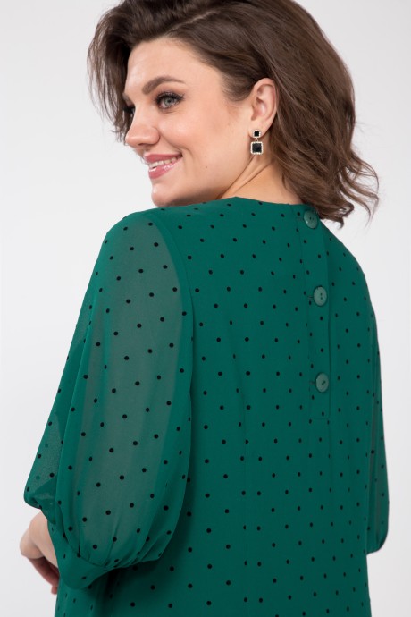 Платье Ликвидация КаринаДелюкс В-262-3 зеленый размер 58 #6