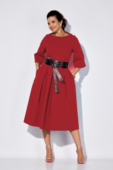 Вечернее платье Ликвидация Anastasia 1097 красный размер 52 #2