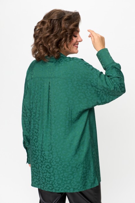 Блузка Ликвидация Anastasia Mak 1143 зеленый размер 60 #4