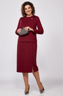 Платье Ликвидация ALGRANDA (Novella Sharm) A3956 -3 бордовый #1