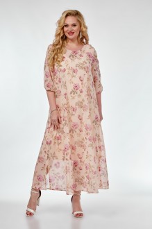 Платье Ликвидация ALGRANDA (Novella Sharm) A3985 пудра #1