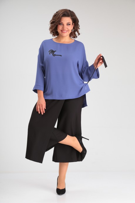 Костюм/комплект Ликвидация Michel Chic 1350 двойка синий, чёрный размер 60 #1