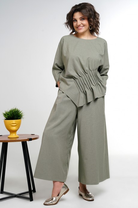Костюм/комплект Ликвидация ALANI COLLECTION 2311 двойка олива размер 54 #2