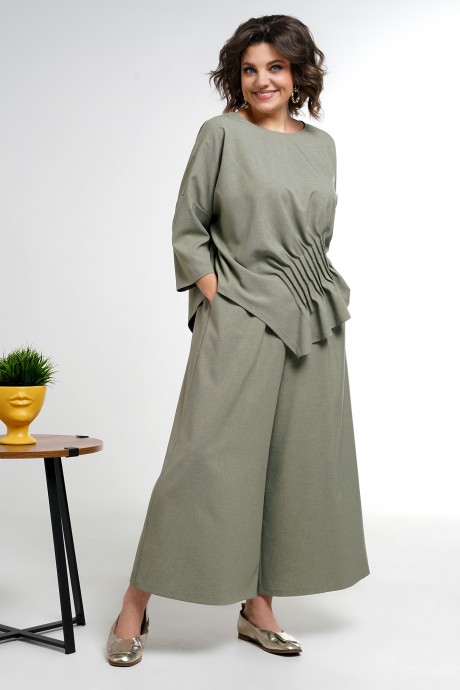 Костюм/комплект Ликвидация ALANI COLLECTION 2311 двойка олива размер 54 #3