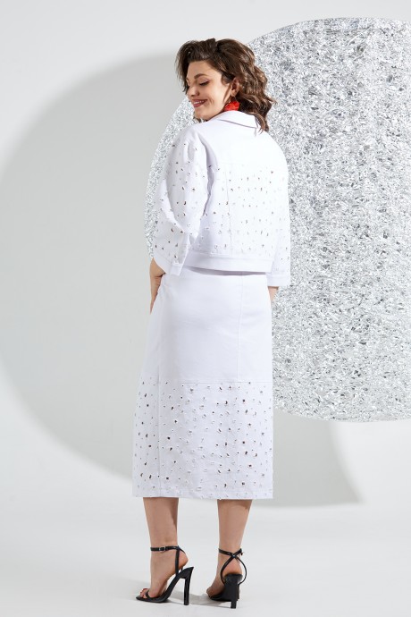 Костюм/комплект Ликвидация Mira Fashion 5541 белый размер 56 #3