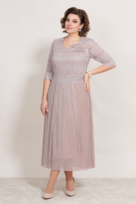 Вечернее платье Ликвидация Mira Fashion 4793-4 розовый размер 58 #1