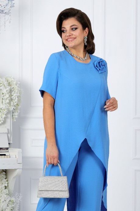 Костюм/комплект Ликвидация NINELE (Нинель Шик ) 7449 двойка василёк размер 56 #5