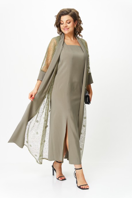Костюм Ликвидация Michel Chic 1421 двойка хаки размер 52 #1