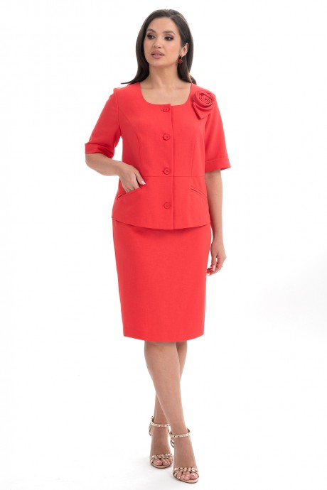 Костюм/комплект Ликвидация ALANI COLLECTION 2342 двойка коралл размер 58 #3