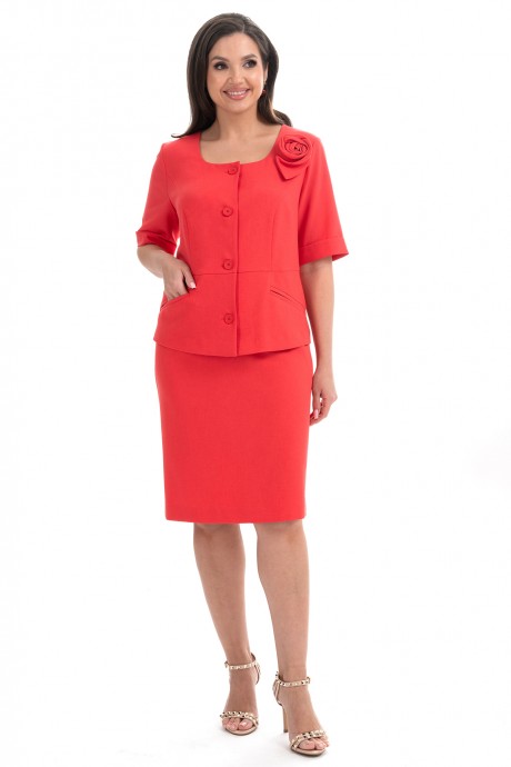 Костюм/комплект Ликвидация ALANI COLLECTION 2342 двойка коралл размер 58 #4