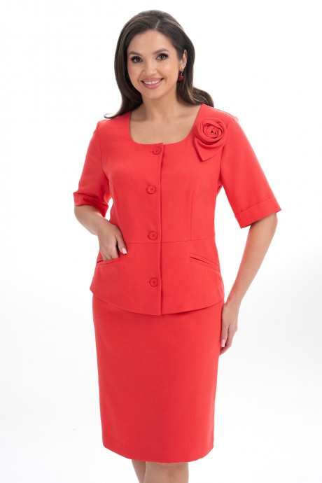Костюм/комплект Ликвидация ALANI COLLECTION 2342 двойка коралл размер 58 #5