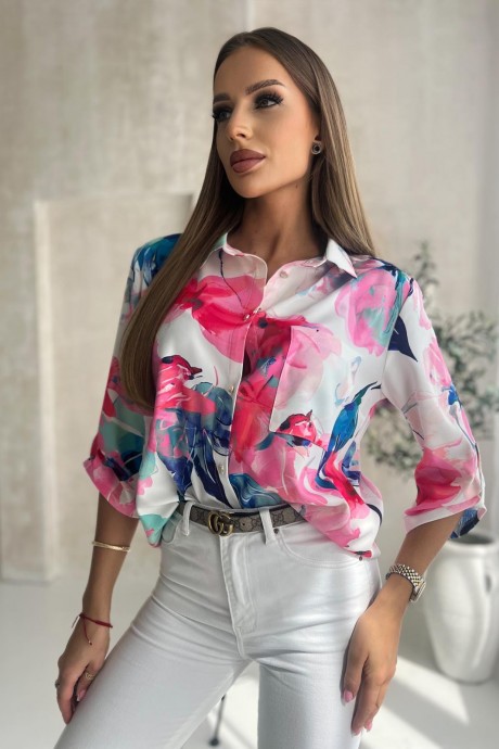 Блузка Ликвидация Nika.pl 04012130 новые цветы размер 56 #1