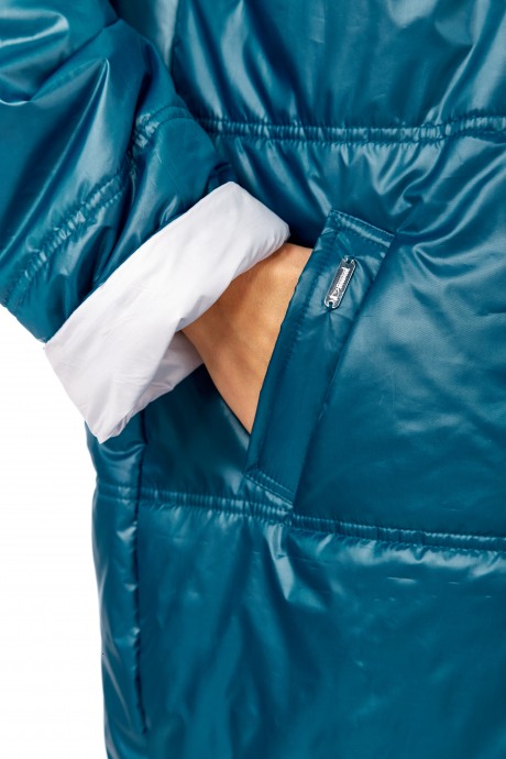 Куртка Ликвидация Diamant 1928 бирюза, белый размер 60 #6