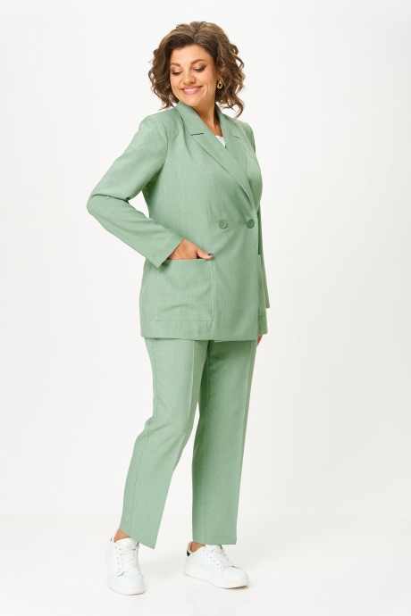 Костюм/комплект Ликвидация Anastasia Mak 1175 двойка -А мятный размер 60 #5