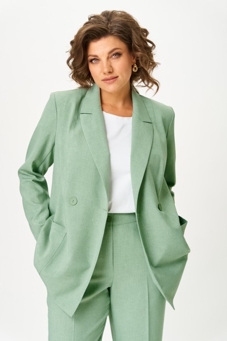 Костюм/комплект Ликвидация Anastasia Mak 1175 двойка -А мятный размер 60 #7