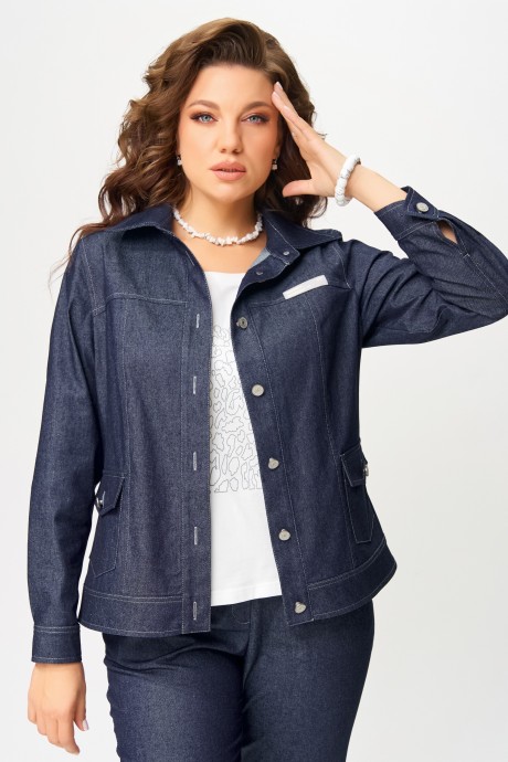 Костюм/комплект Ликвидация FITA 4018 тройка сине-белый размер 56 #4