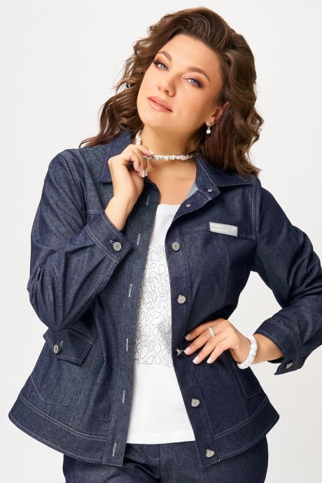 Костюм/комплект Ликвидация FITA 4018 тройка сине-белый размер 56 #5