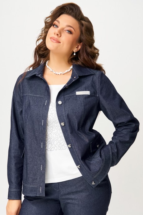 Костюм/комплект Ликвидация FITA 4018 тройка сине-белый размер 56 #6