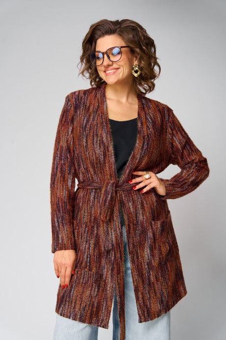 Кардиган Ликвидация Anastasia м-1278 бордо размер 50 #1