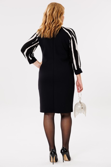 Платье Ликвидация Michel Chic 2171 черно-белый размер 62 #5