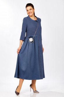 Платье Ликвидация ZigzagStyle 619 дымчато-голубой