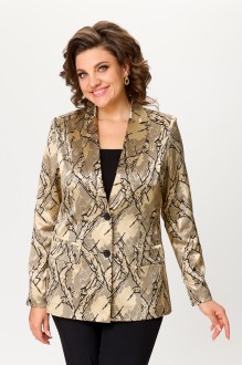 Жакет (пиджак) Распродажа БелЭльСтиль 412 золотой дизайн