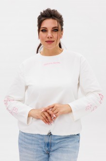 Джемпер (кофта) Распродажа Anelli 1432 белый