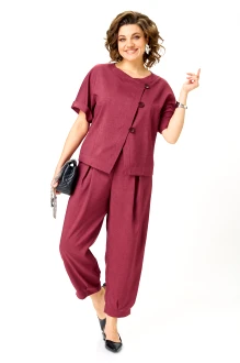 Брючный костюм Распродажа Michel Chic 1337/1 рубиновый
