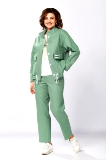 Брючный костюм Распродажа Милора Стиль 1444 тройка мятный