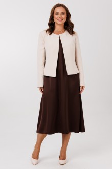 Костюм Распродажа Мублиз плюс 292 бежевый, шоколад
