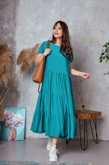Платье Распродажа Anastasia м-1218 изумрудный