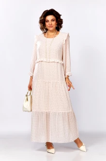 Платье Распродажа Lady Secret 25301 пудра, горох