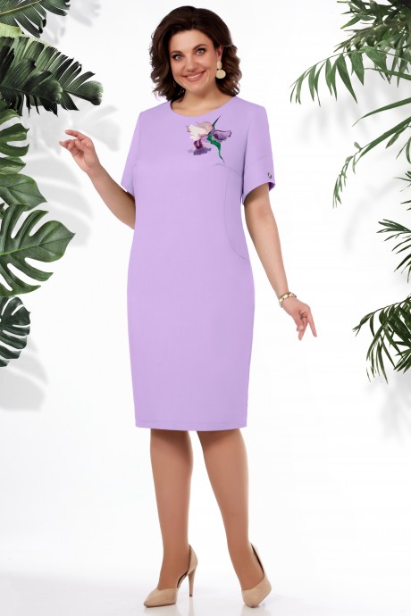 Платье Bagira 882 фиолетовый размер 52-56 #1
