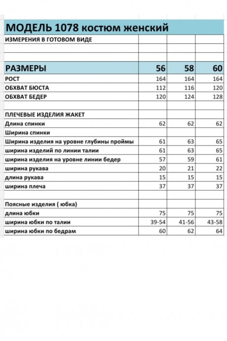 Костюм/комплект Bagira 1078 двойка серый размер 56-60 #3