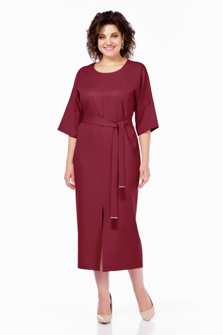 Платье Bagira 1046 бордовый размер 52-62 #1