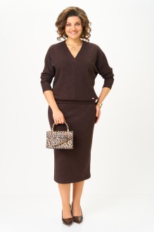 Юбочный костюм Bagira 1014 двойка шоколад