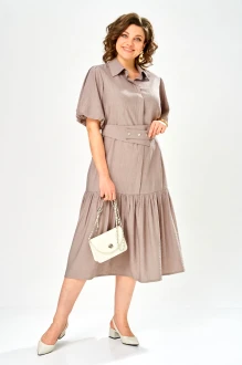 Платье Bagira 1112 бежевое