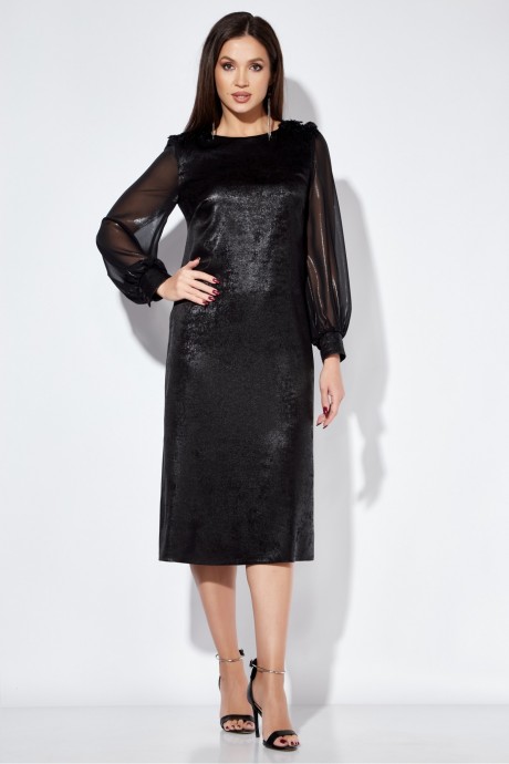Вечернее платье Laikony L-431 черный размер 50-58 #2