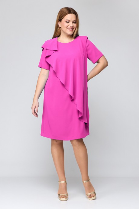 Платье Laikony L-661 -2 фуксия размер 50-58 #4