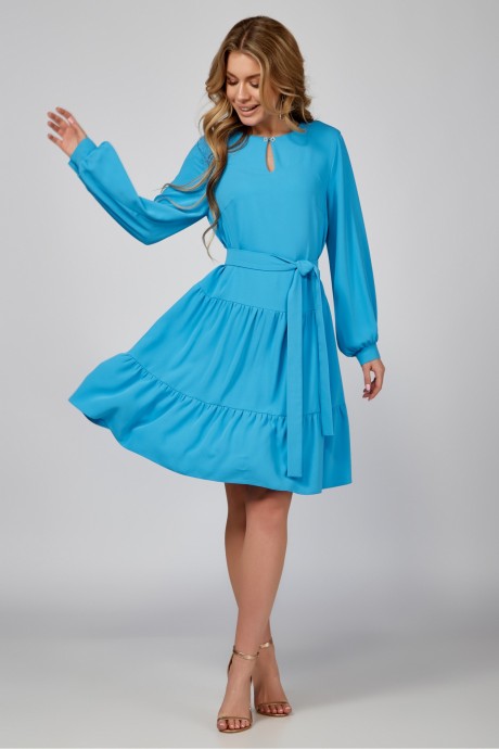 Платье Laikony L-361 голубой размер 46-52 #1