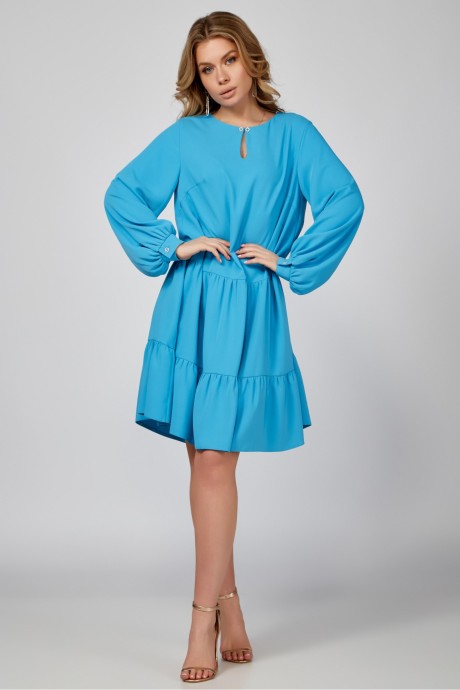 Платье Laikony L-361 голубой размер 46-52 #2