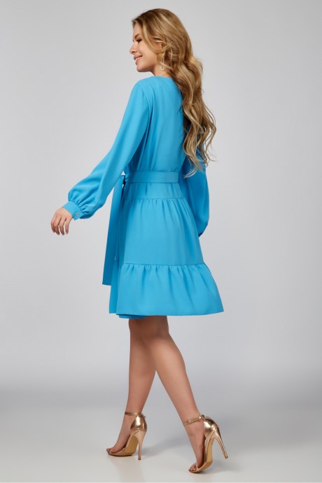 Платье Laikony L-361 голубой размер 46-52 #5