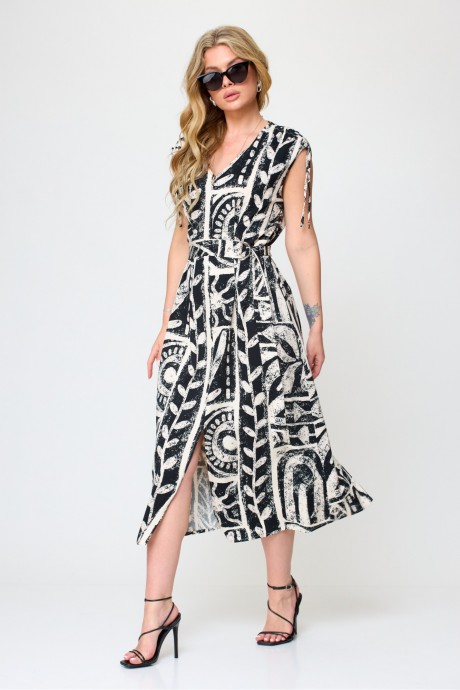 Платье Laikony L-302 черно-белый размер 44-50 #2