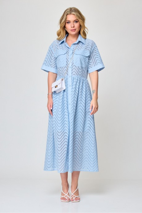 Платье Laikony L-671 голубой размер 44-50 #1