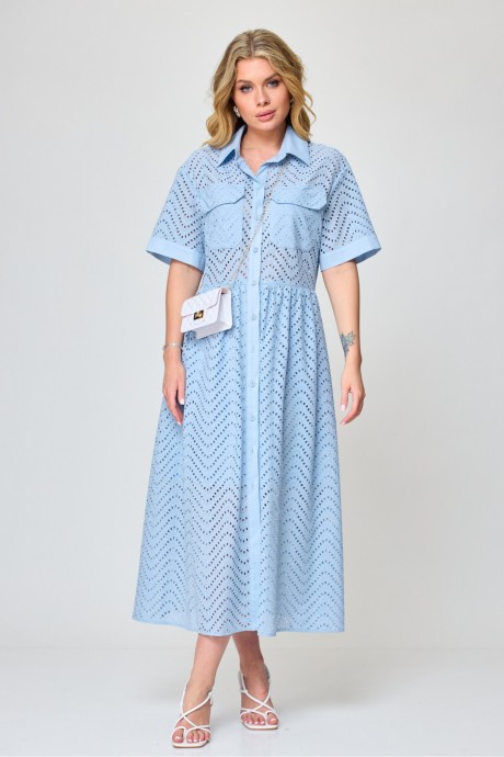 Платье Laikony L-671 голубой размер 44-50 #3