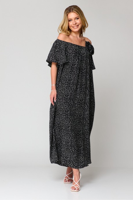 Платье Laikony L-281 черно-белый размер 44-52 #2