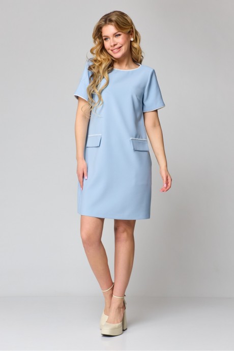 Платье Laikony L-461 голубой размер 46-52 #2