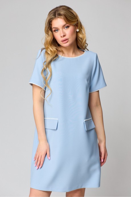 Платье Laikony L-461 голубой размер 46-52 #4