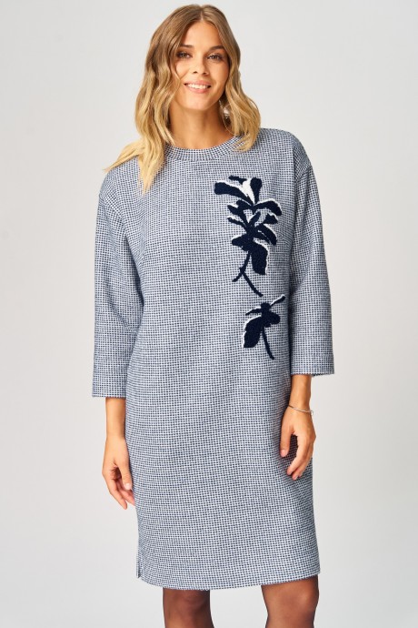 Платье Laikony L-183 сине-белый размер 44-52 #4