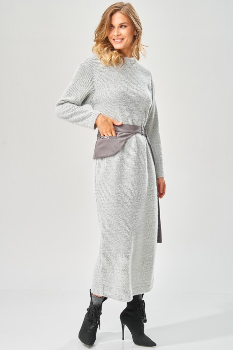 Платье Laikony L-573 серый размер 44-52 #5